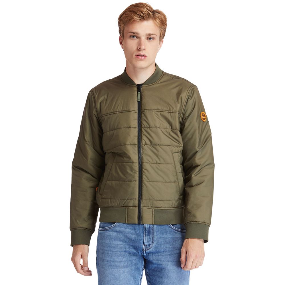 Jaqueta Masculino - Timberland Foss Mountain Reversible Lightweight - RBLQM2860 - Verde Oliva